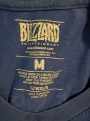 hearthstone tshirts blue blizzard entertainment tespa t shirt size m