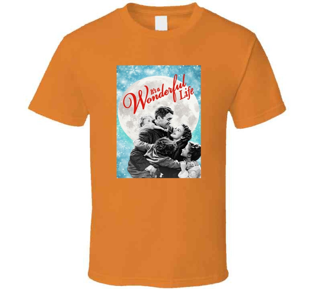 It's A Wonderful Life Tee Classic Holiday Movie T Shirt gallery