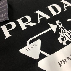 Prada Traveler Element Triangle T-shirt-black