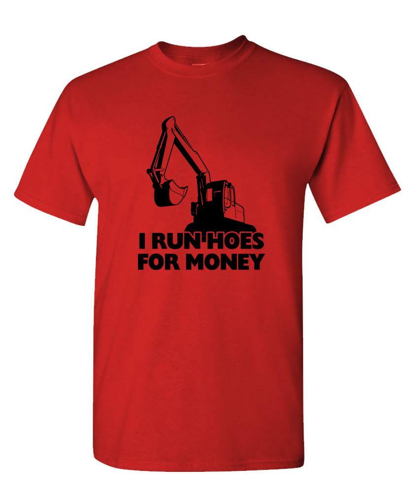 I Run Hoes For Money - farmer humor joke prank - Unisex Cotton T-Shirt Tee Shirt gallery