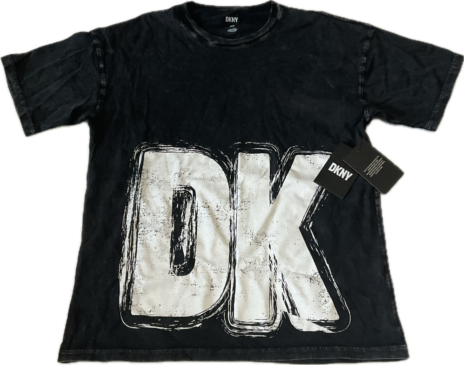Dkny Short Sleeve T Shirt Mens Size 2XS Black White gallery