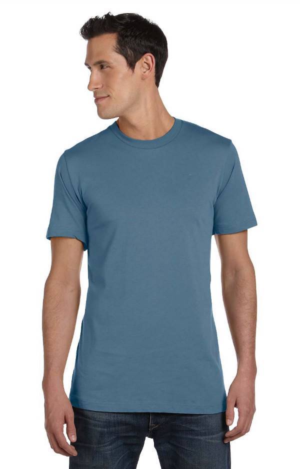 Canvas Unisex Tee Jersey Short Sleeve MULTI SHADES OF BLUE T-Shirt XS-4XL 3001C gallery