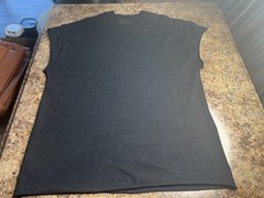 Daniel Patrick Los Angeles Black Sleeveless Shirt Men’s US Medium Cotton