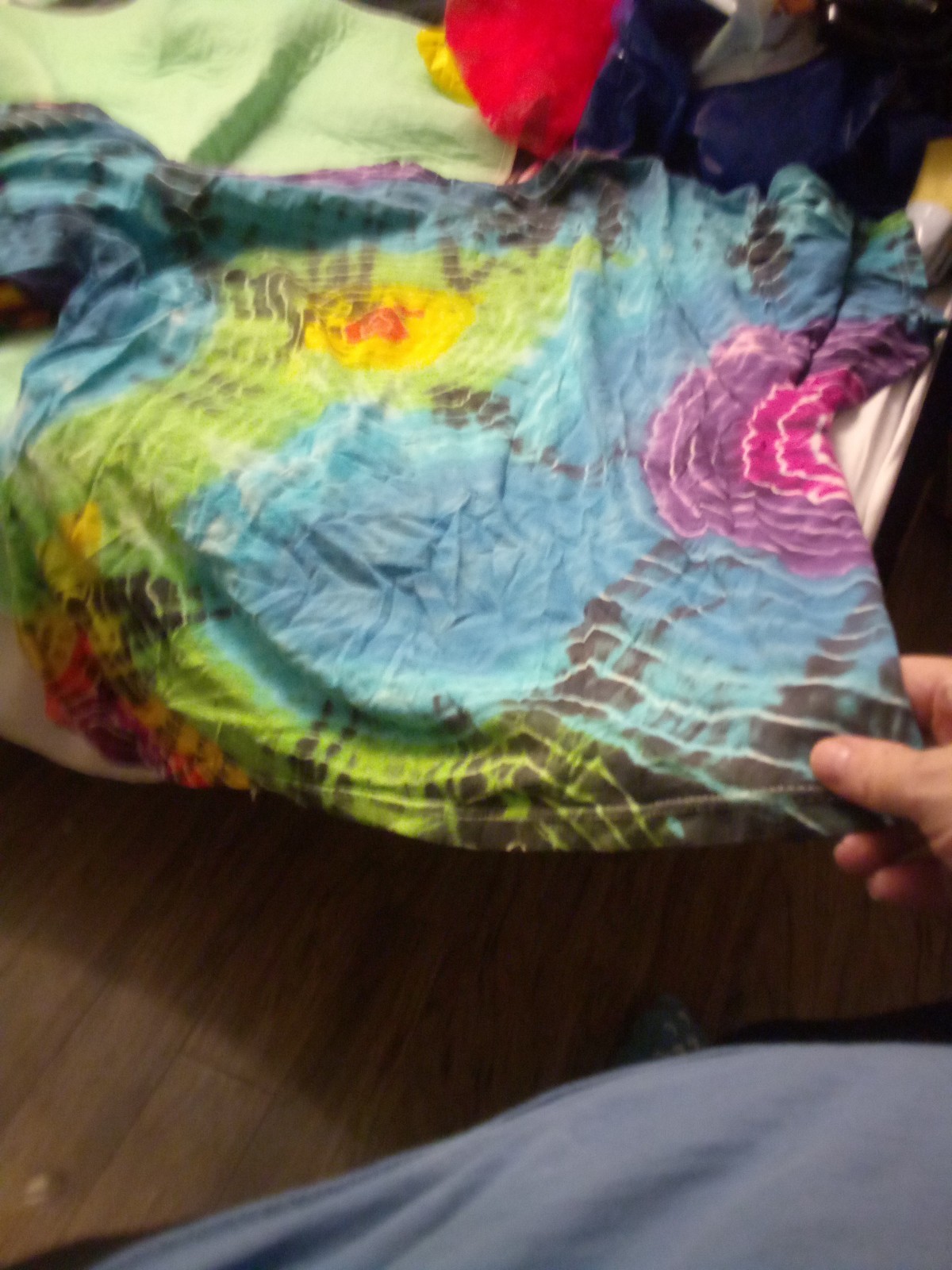 Flying V Guitar Tye-Dye T-shirt gallery