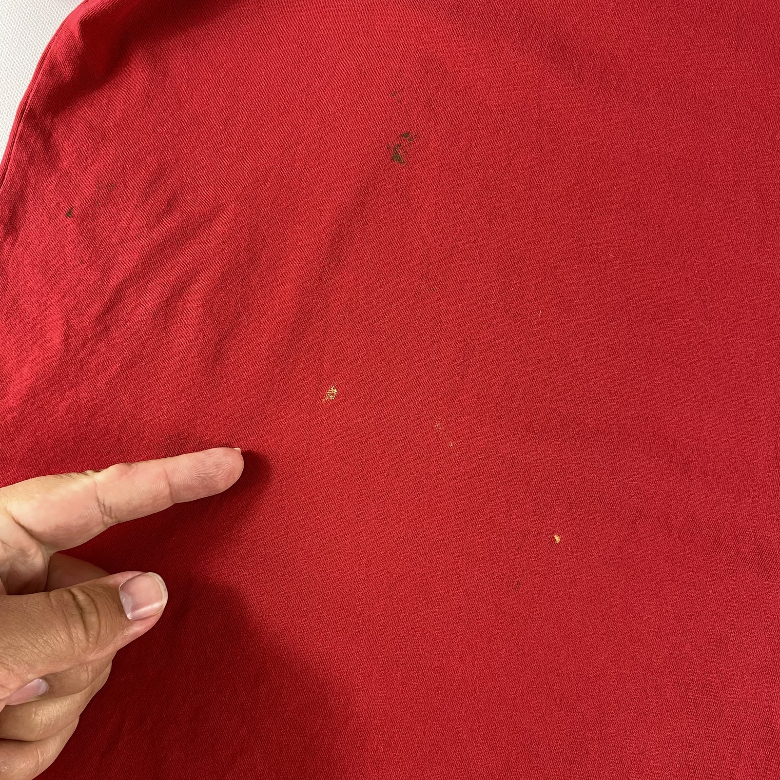 Apple Employee Shirt Mens XL Red Short Sleeve Crewneck Graphic Tee Logo gallery