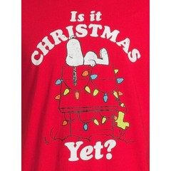 Peanuts Men’s Graphic Tees with Short Sleeves, 2-Pack Size S (34-36)