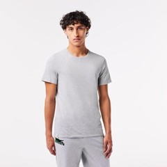Lacoste D1150 Men’s Grey 100% Cotton Regular Fit Crewneck T-Shirt Size M