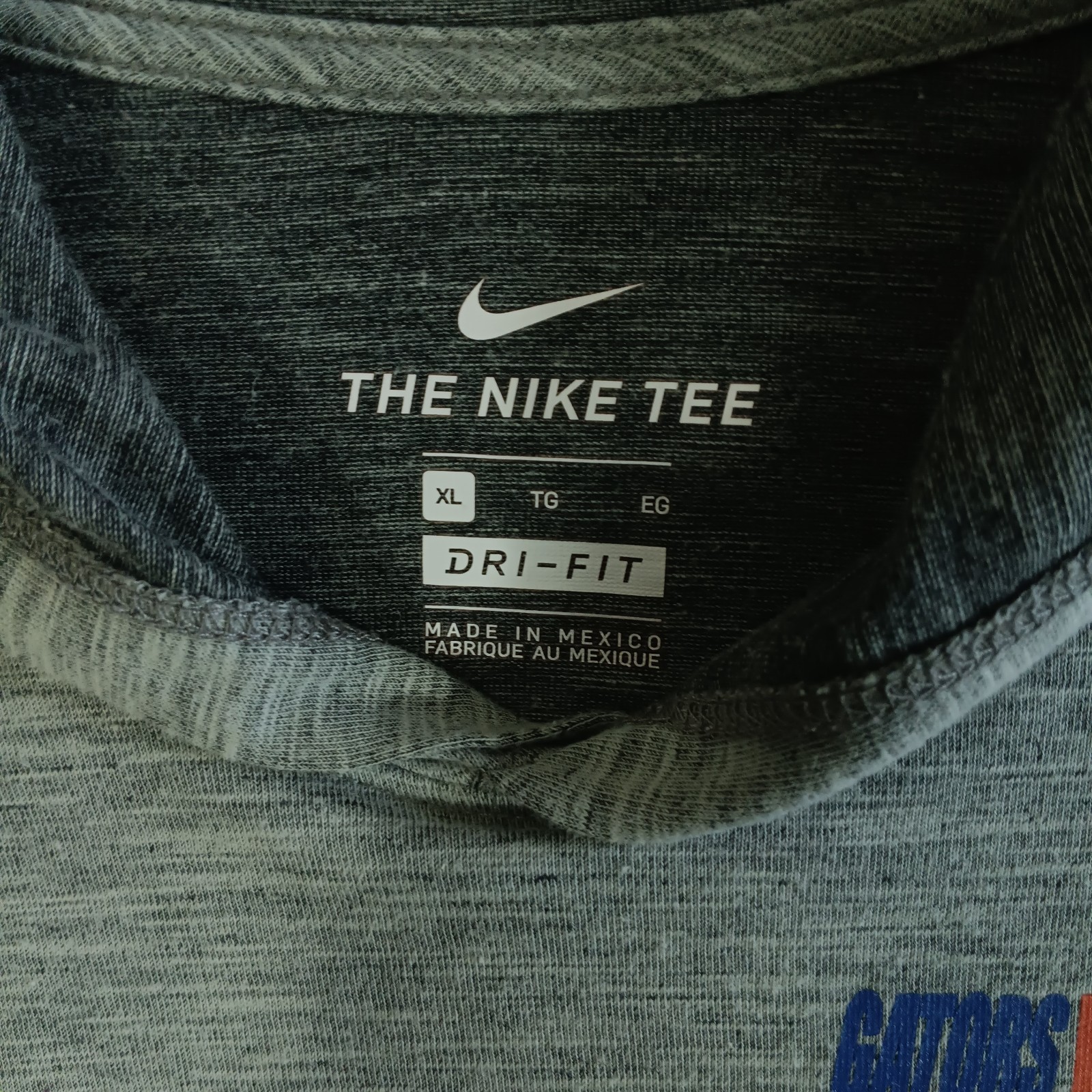 Nike Tee University of Florida Jumpman Air Jordan Mens XL Gray LongSleeve Hooded gallery