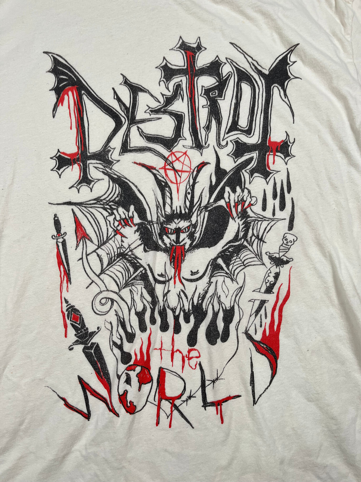 Teen Hearts Clothing Destroy The World TShirt XL gallery