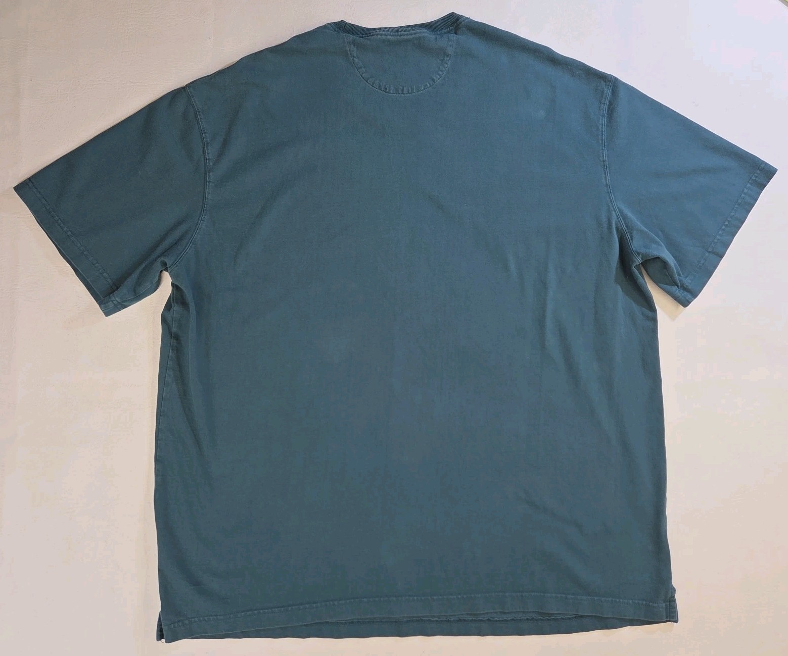 Duluth Trading Co T-Shirt Men's 2XL Blue Green Relaxed Fit Longtail Casual Tee gallery