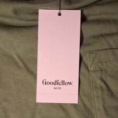 Goodfellow & Co Green Relaxed Fit Cotton Pocket Crew Neck T-Shirt Men’s Size M