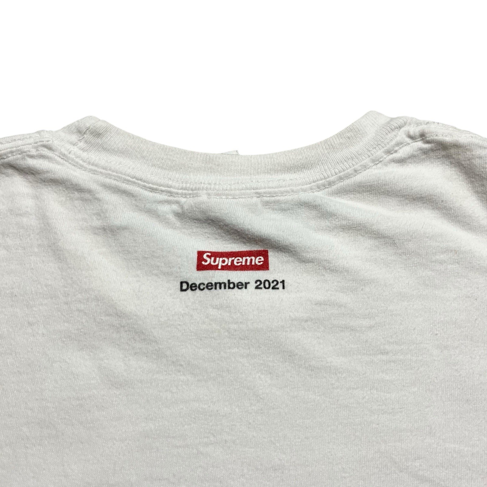 Supreme Merry Christmas 10 Bucks Shirt Size Medium Streetwear Skate Hype White gallery