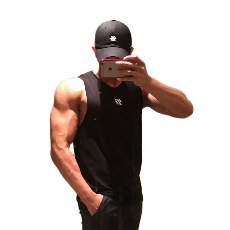 Camiseta Para Hombre Sin Mangas Camisa De Culturismo Deportes Gimnasio gallery