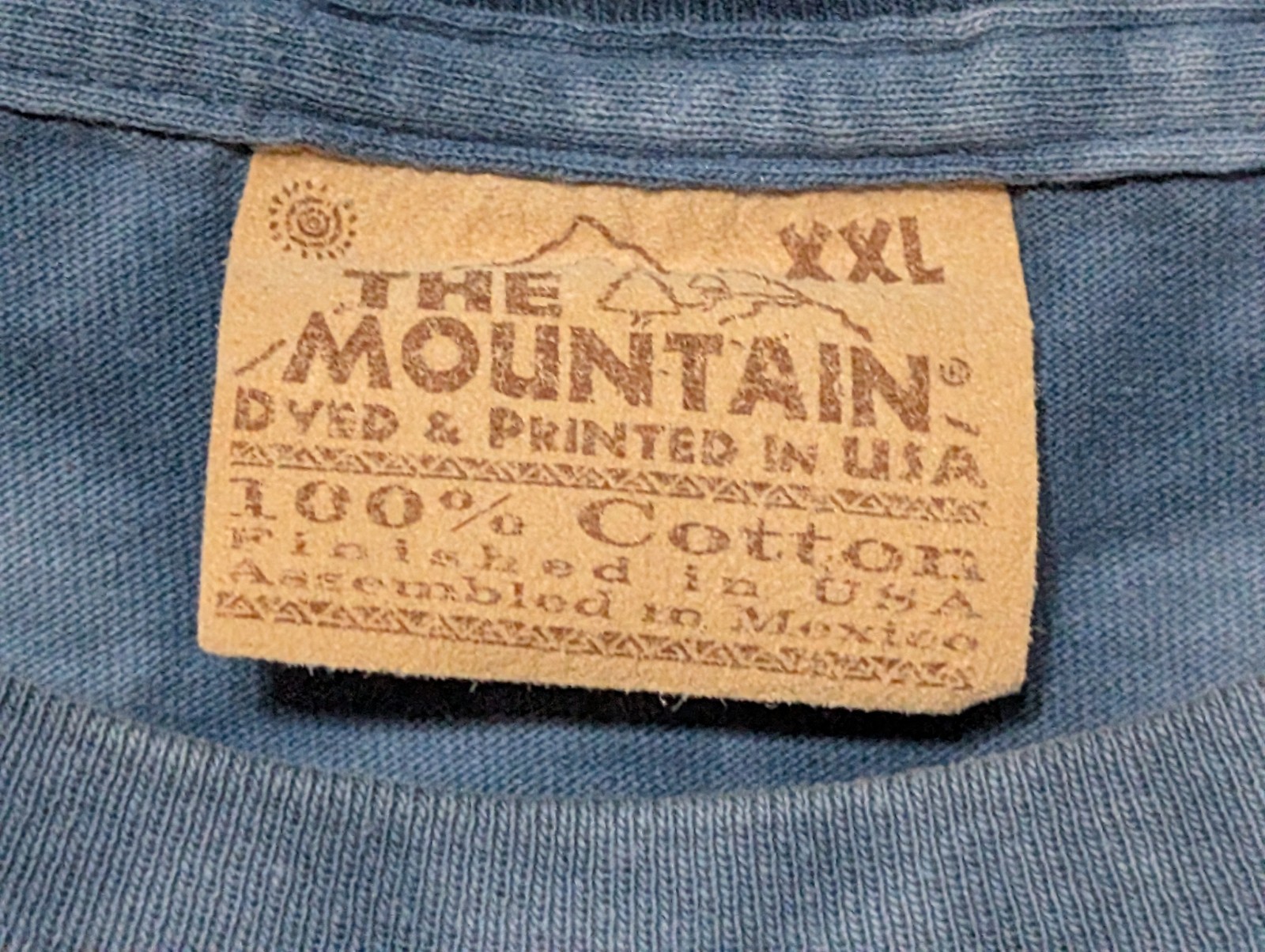 The Mountain Mens T-shirt Vintage 1998 Blue "Meeting Of The Clan" 2XL #6519 gallery