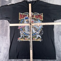 Vintage 90s Mark McGwire Shirt Men’s Extra Large Black Home Run King MLB Rap Tee