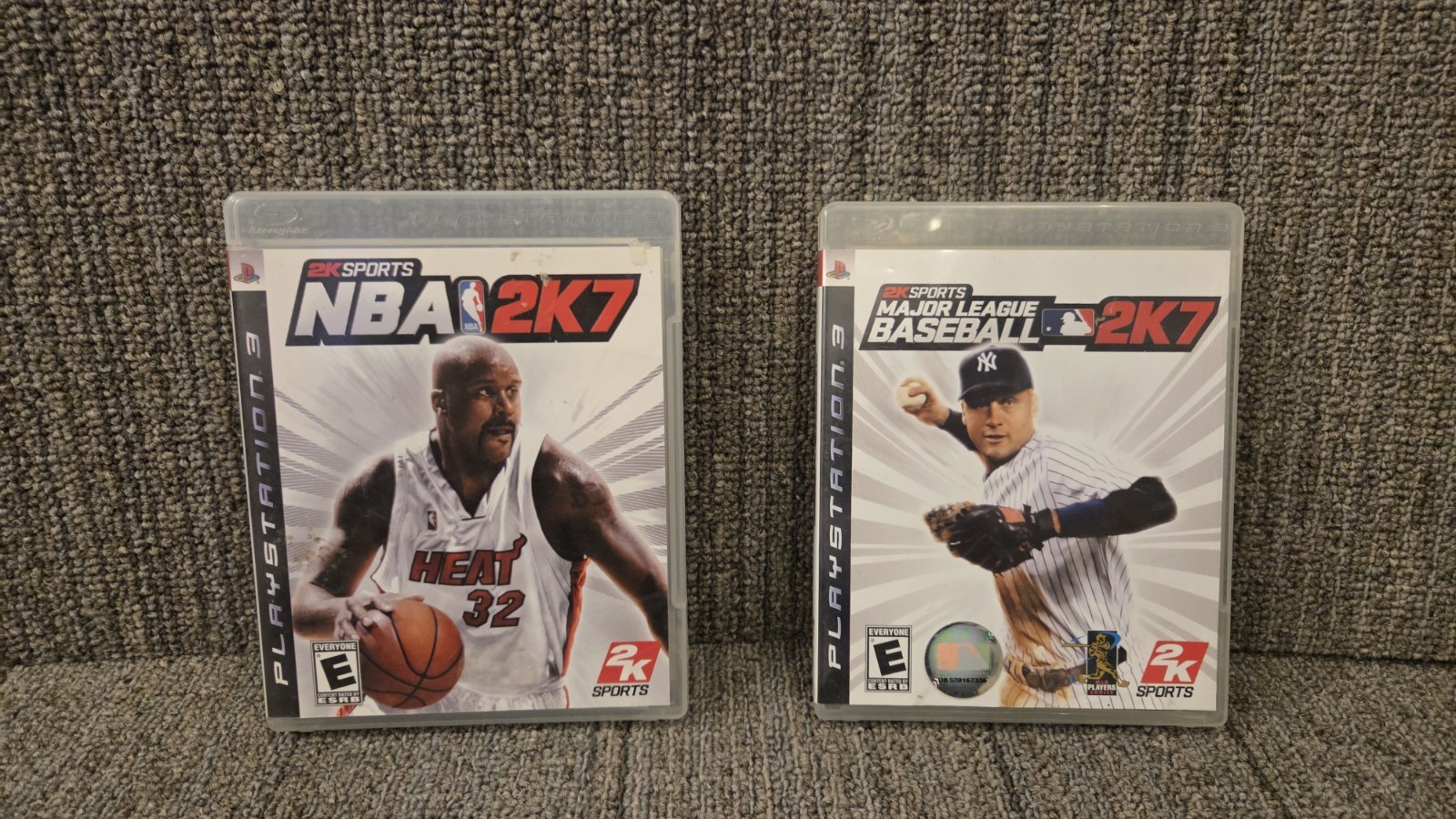 2K Sports NBA 2K7 & MLB 2K7 PlayStation3 Games with Cases & Discs