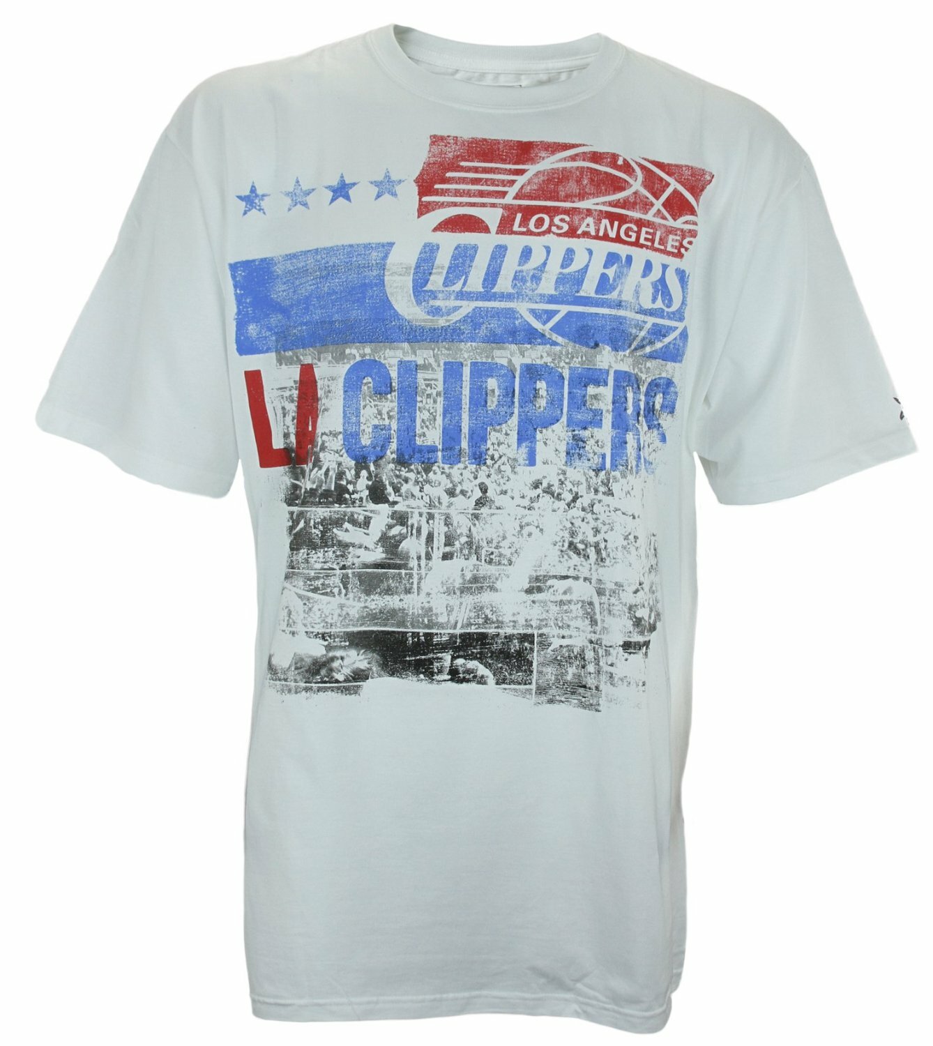 Zipway NBA Basketball Men’s Big & Tall Los Angeles Clippers Caution T-Shirt