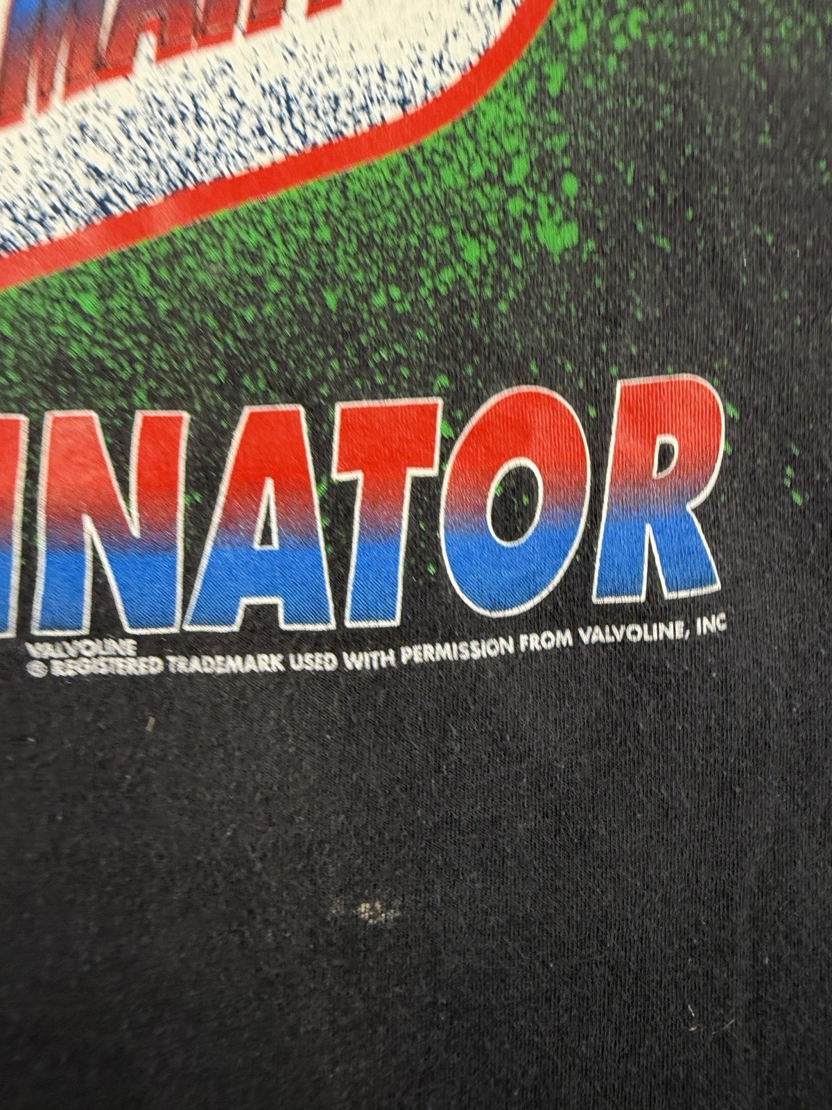 Vintage Black Single Stitch MARK MARTIN TERMINATOR T-Shirt Size L NASCAR USA🔥 gallery