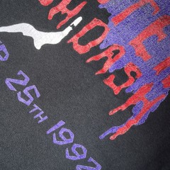 Vintage 1982 Monster Mash Dash Long Sleeve Black Shirt Large Single Stitch USA