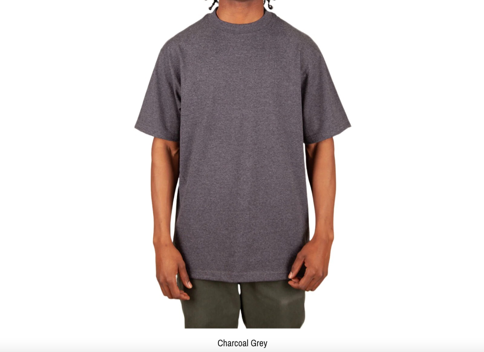 Shaka Wear Max Heavyweight Plain Cotton Crew Neck Short Sleeve Big Tall T-shirt gallery