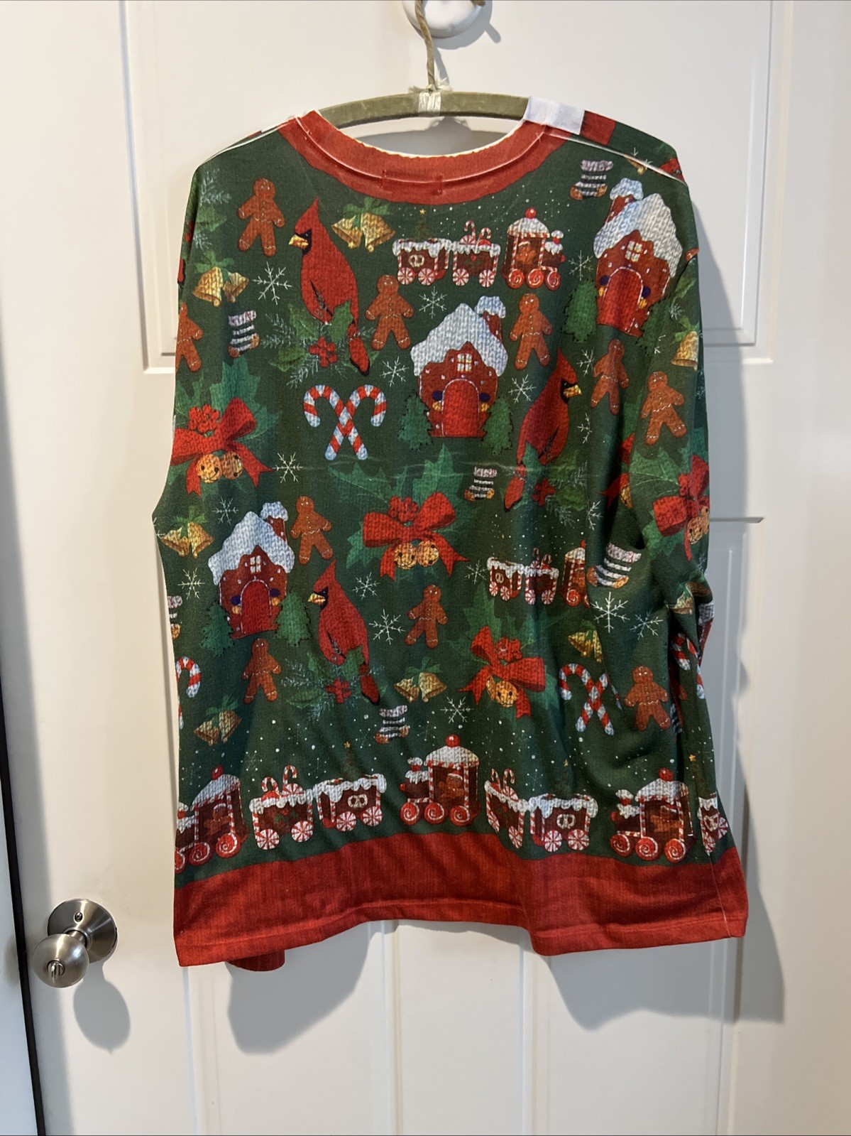 (#141) Holiday Illusion Men's Tee Santa Tie Faux Real Photolistic Apparel Large gallery