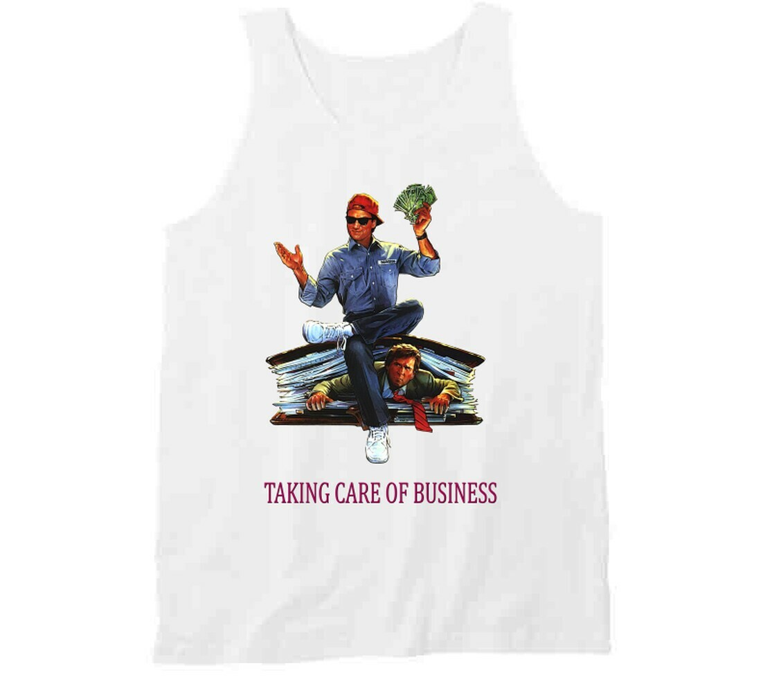 Taking Care Of Business Belushi Retro 80's Movie T Shirt gallery