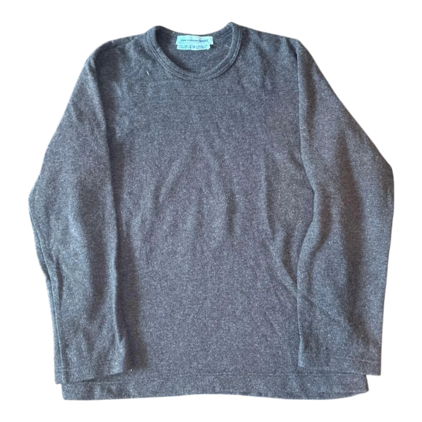 COMME des GARCONS SHIRT Wool-Nylon Knit M Brown France Used