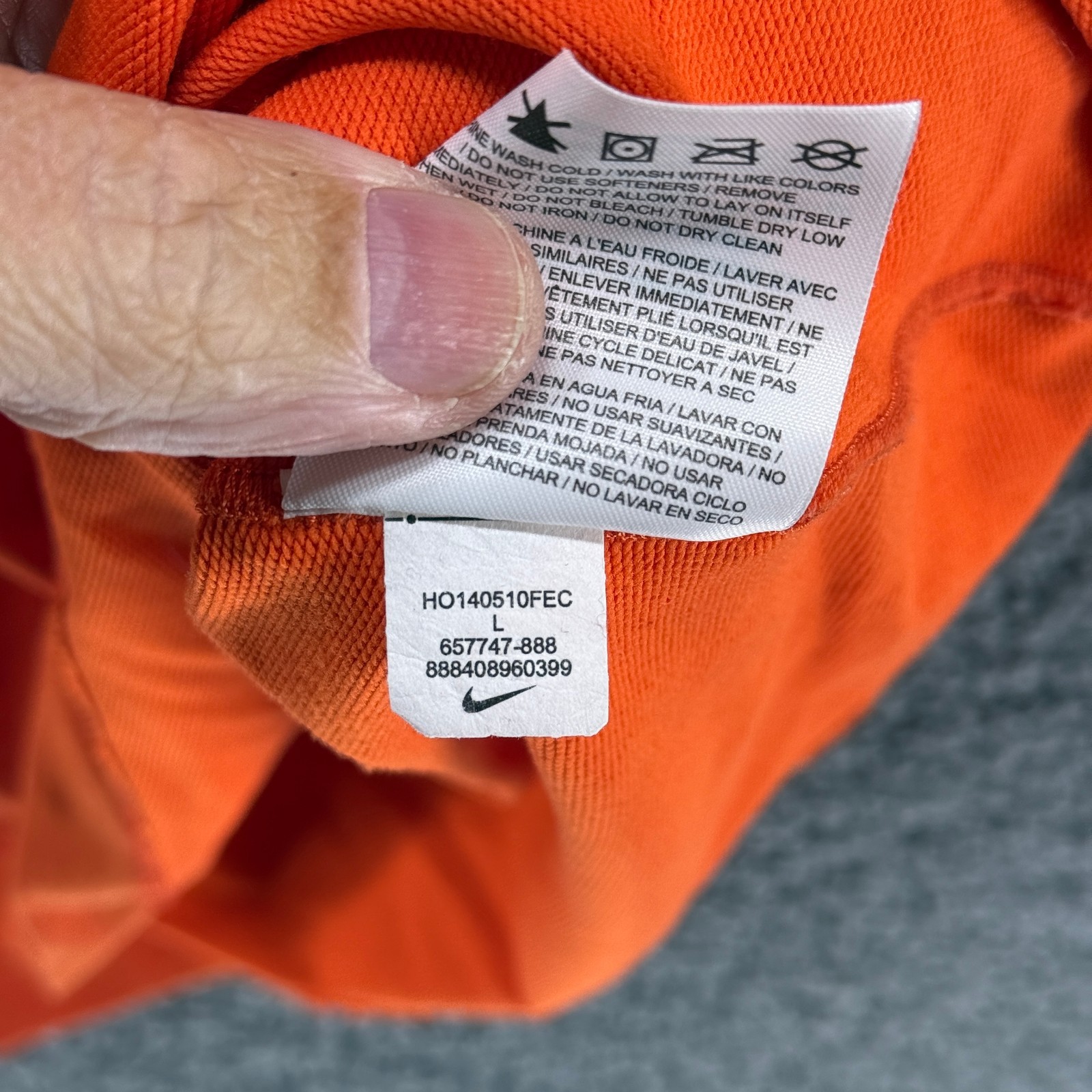 Nike Super Bowl XLIX 1/4 Zip Pullover Mens L Orange Dri Fit NFL Football Phoenix gallery