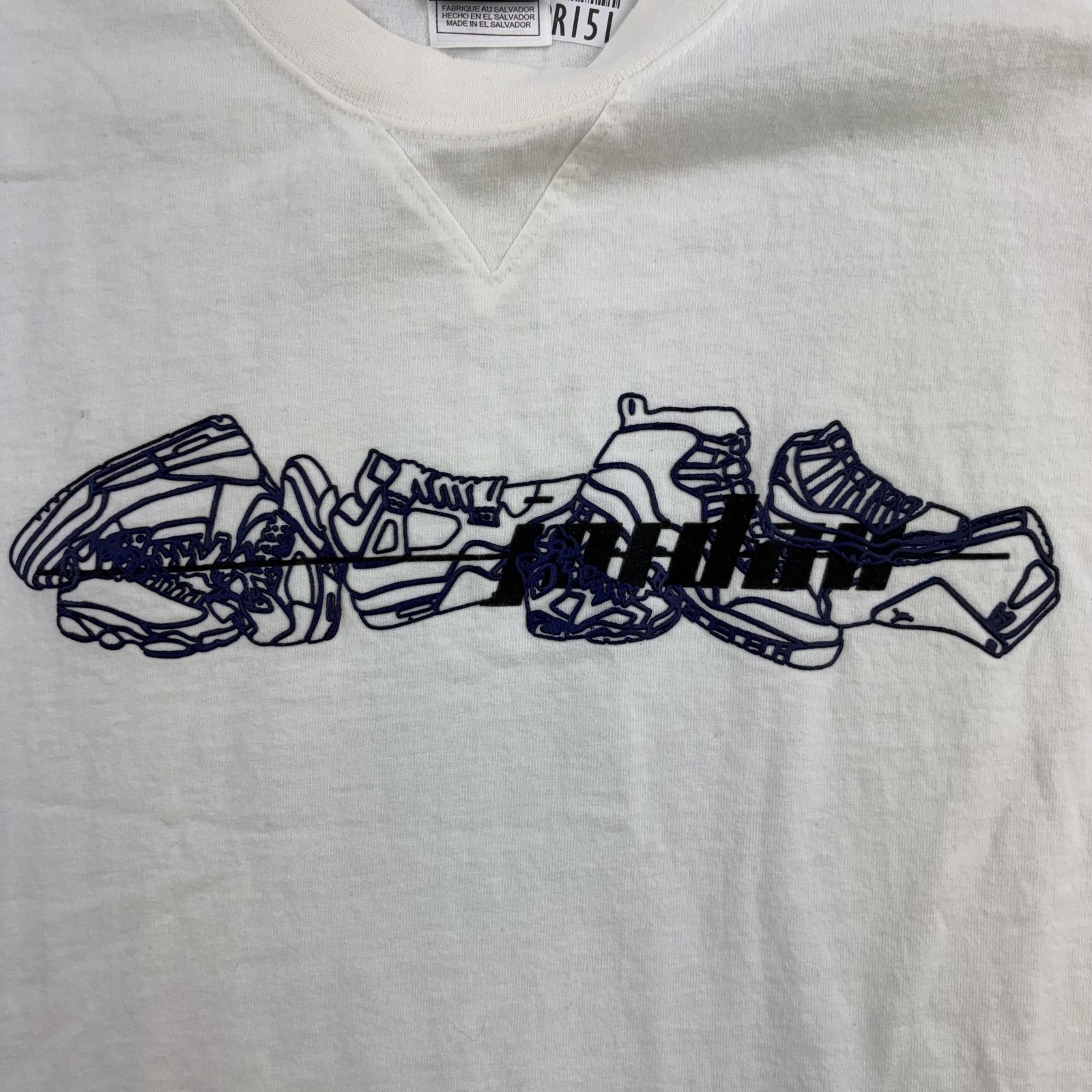 Jordan Shirt Mens Large White Sleeveless Sneaker Graphic Muscle Tee Adult gallery