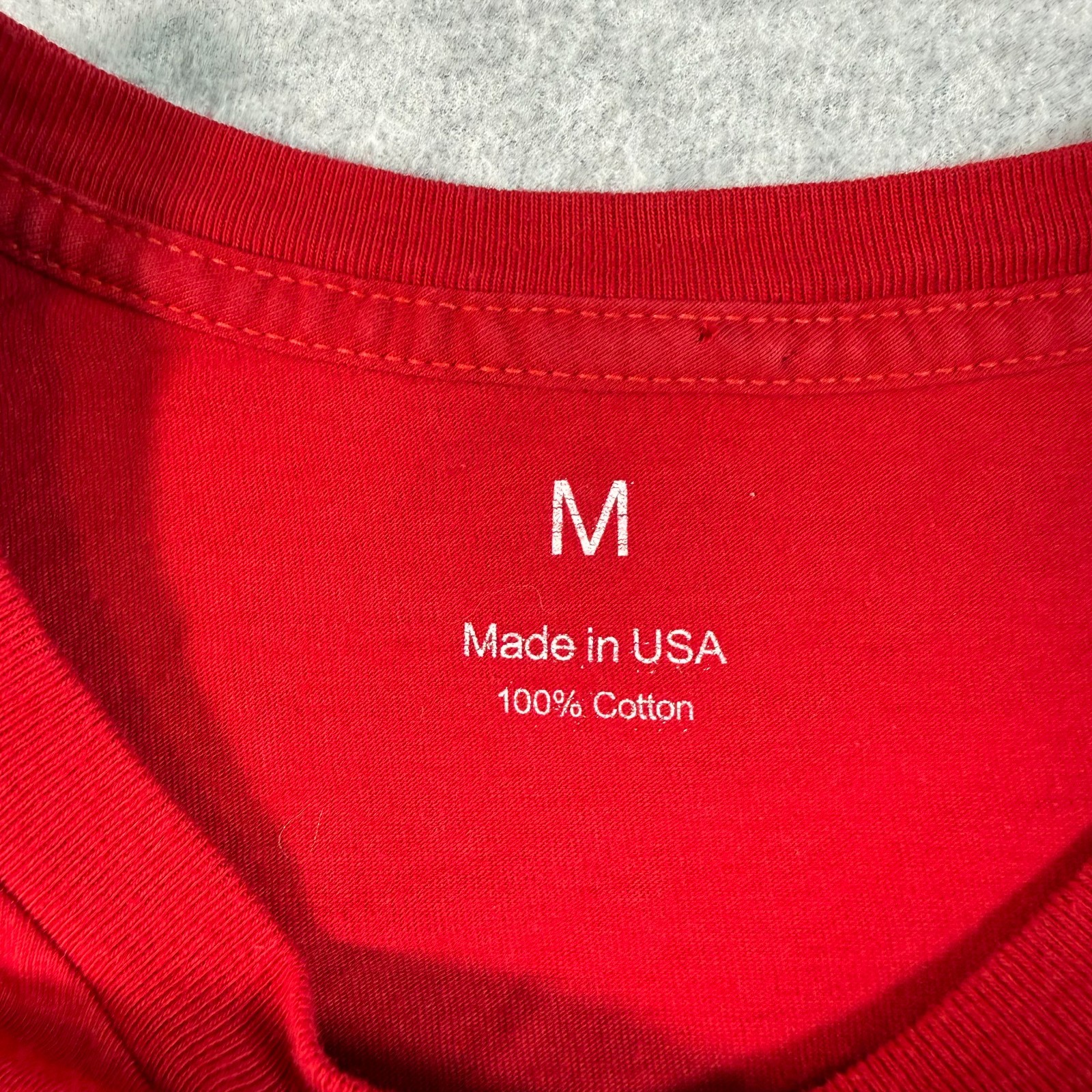 Apple Mac T-Shirt Red Sz M Cotton Official Staff Computer Macintosh Made in USA gallery