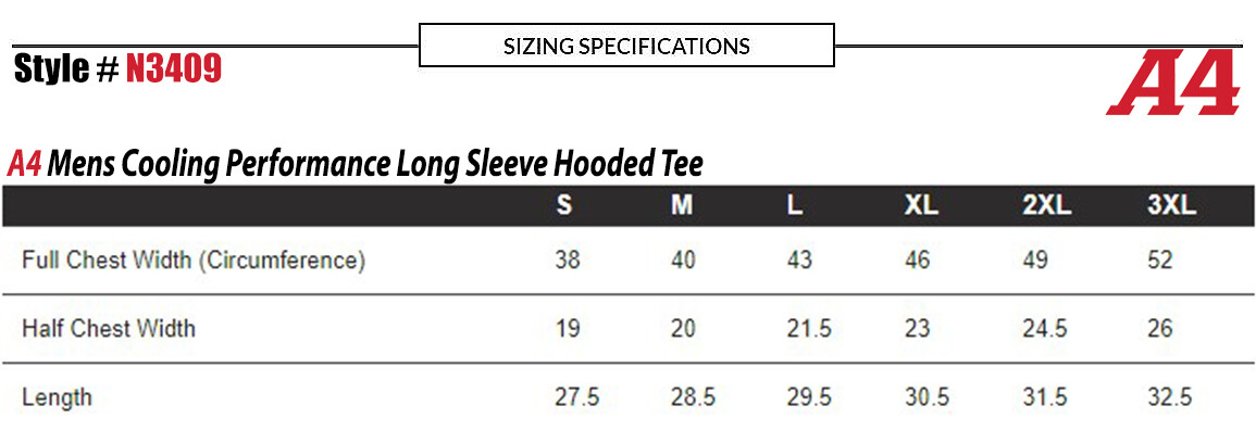 A4 Mens 4oz. Micro Poly Interlock Cooling Performance Hooded T-Shirt N3409 S-3XL gallery