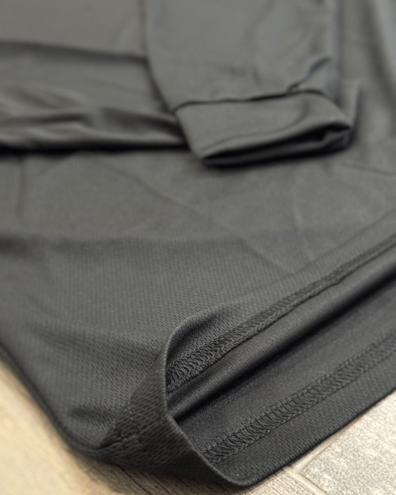 DRI-FIT Hoodie Long Sleeve T-Shirts, UPF 50+ Sun Protection Hooded BLACK gallery