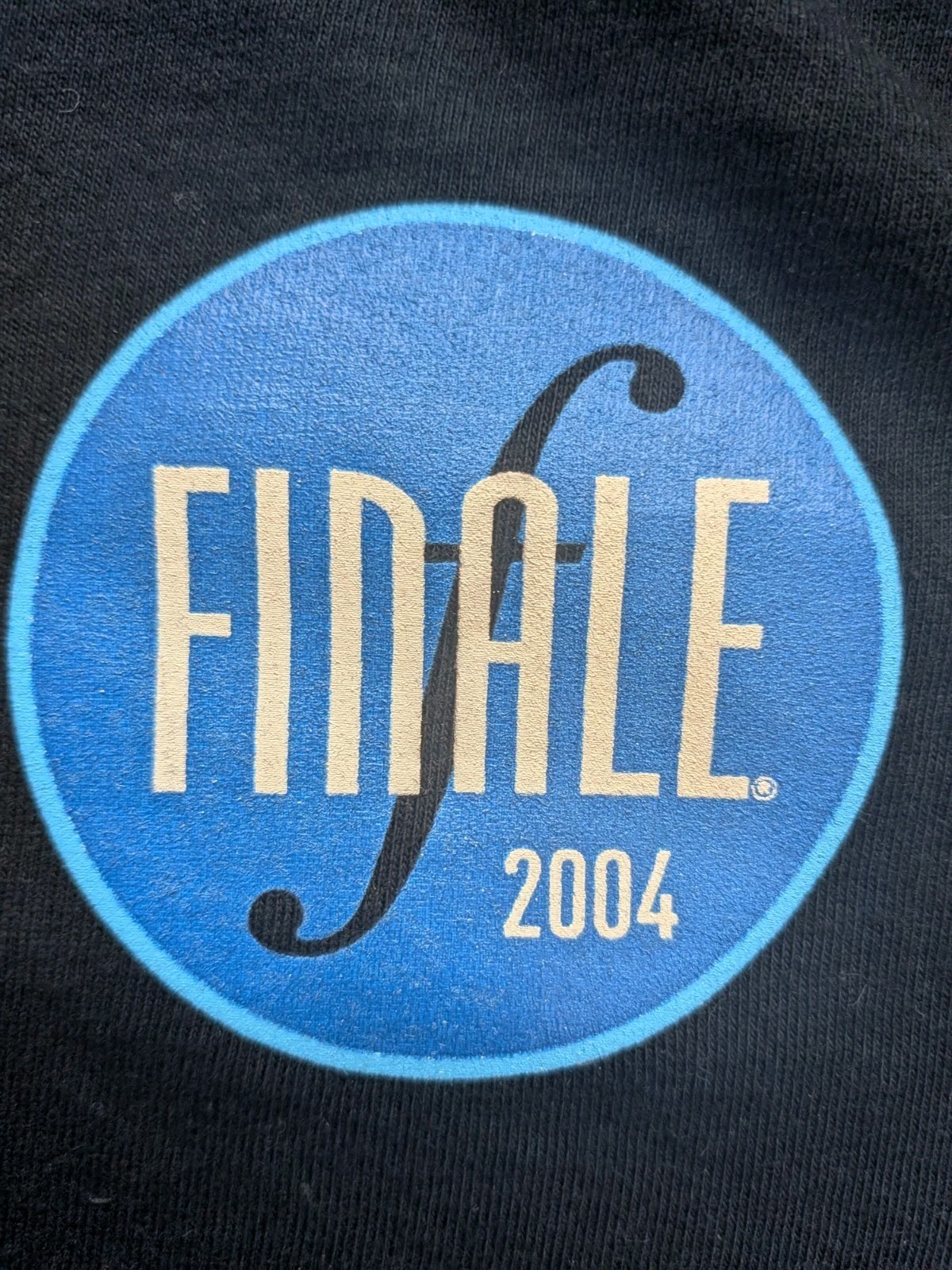 Hanes Beefy-T Black Graphic Logo T-Shirt "FINALL 2004" Crew Neck XL gallery