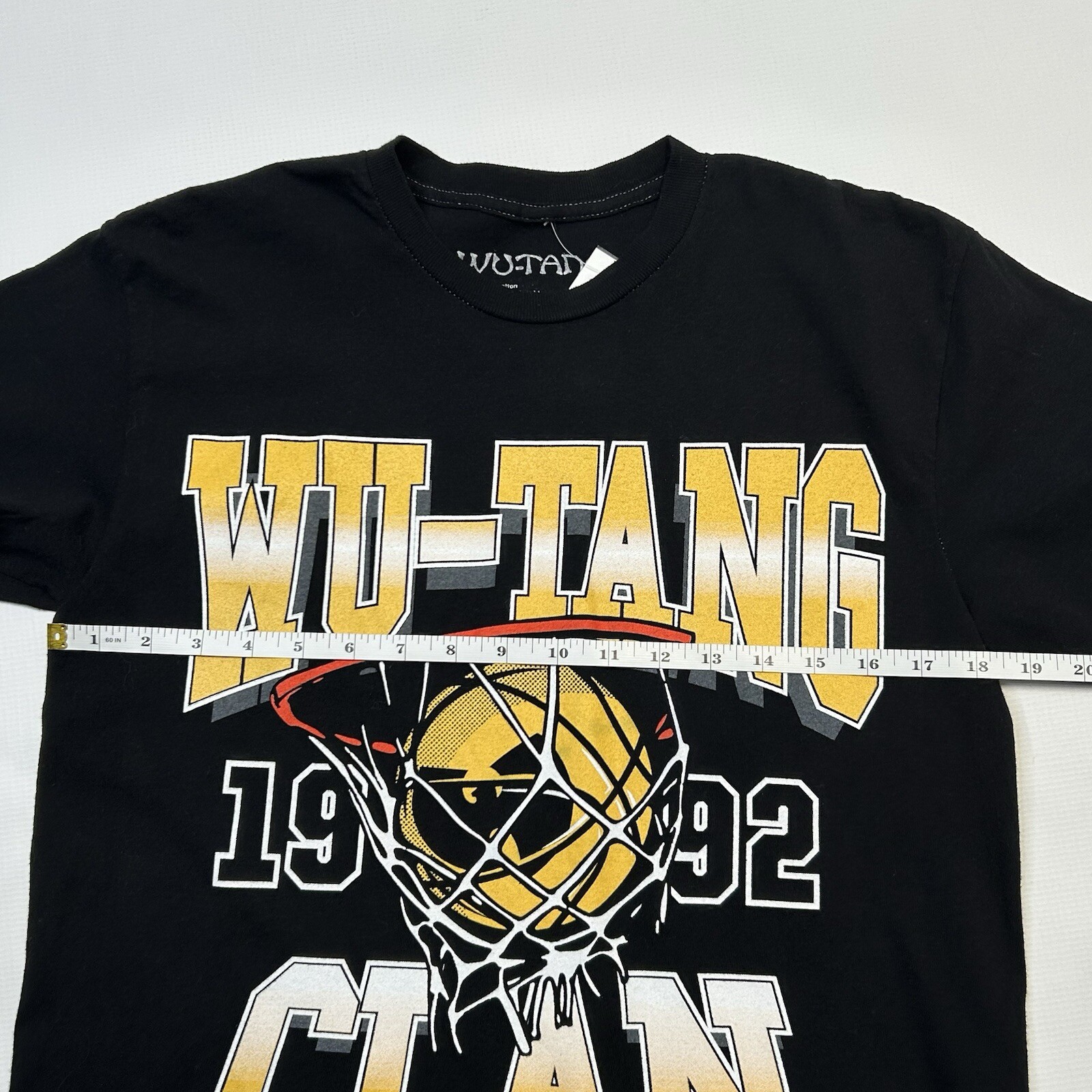 Wu Tang Clan 1992 New York T Shirt Mens Small Basketball Graphic Hip Hop Rap gallery