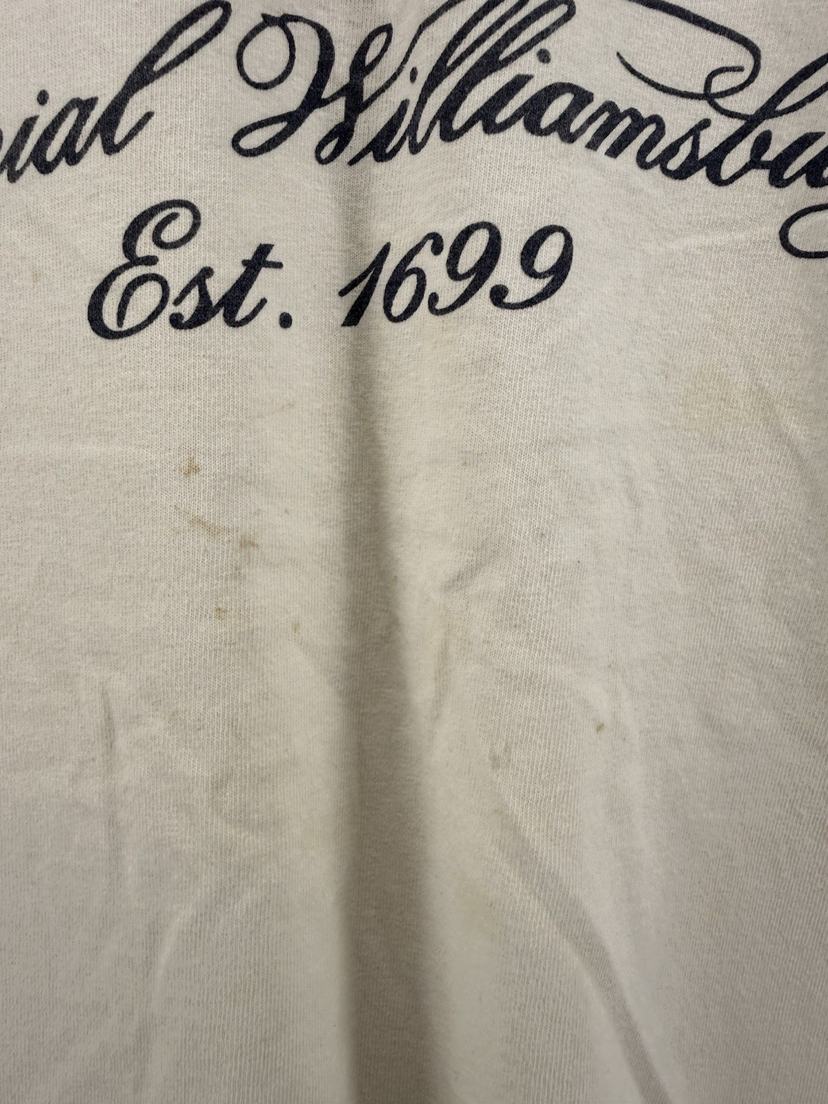 Colonial Williamsburg Men’s Graphic T Shirt Flag Logo 2XL USA History Souvenir gallery