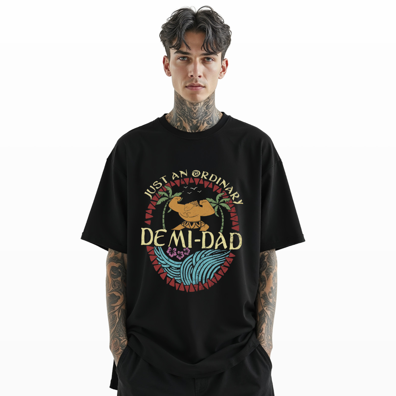 Just an Ordinary Demi-Dad Shirt Funny Father’s Day Gift for Men A388 gallery