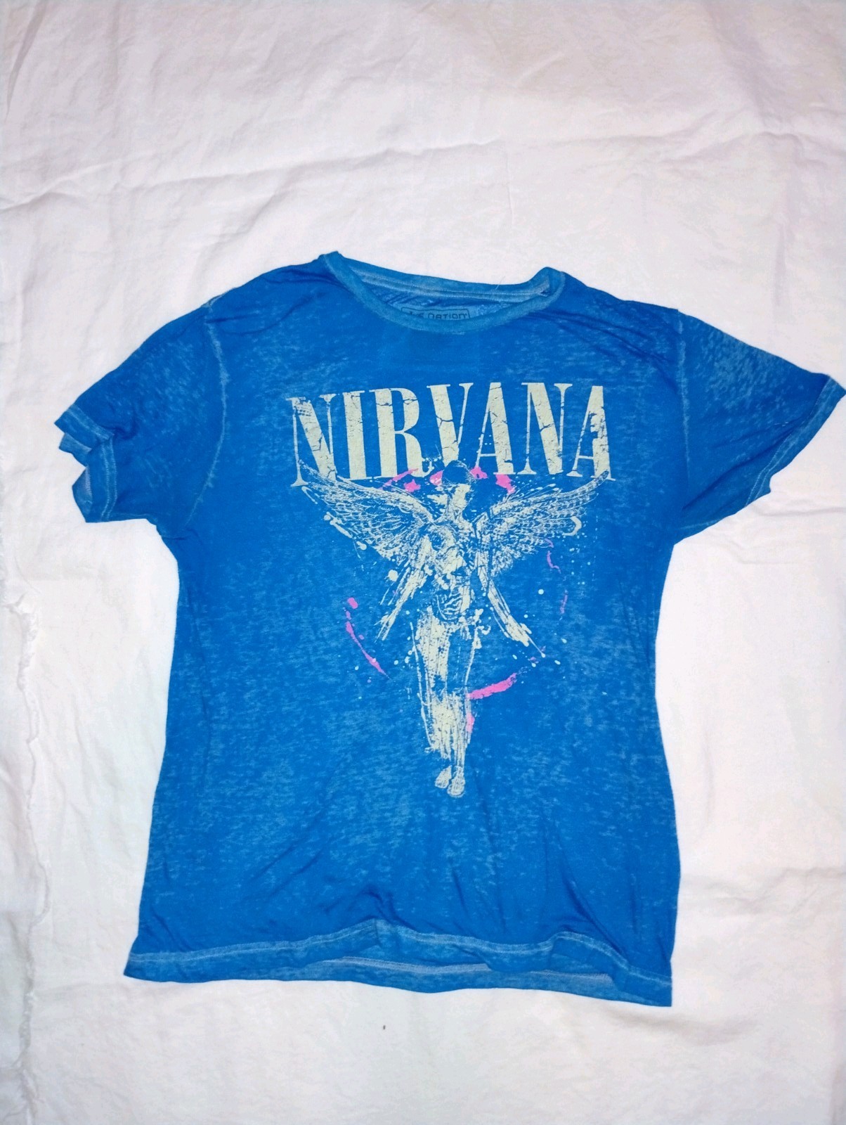 Blue Nirvana Sheer In Utero T Shirt gallery