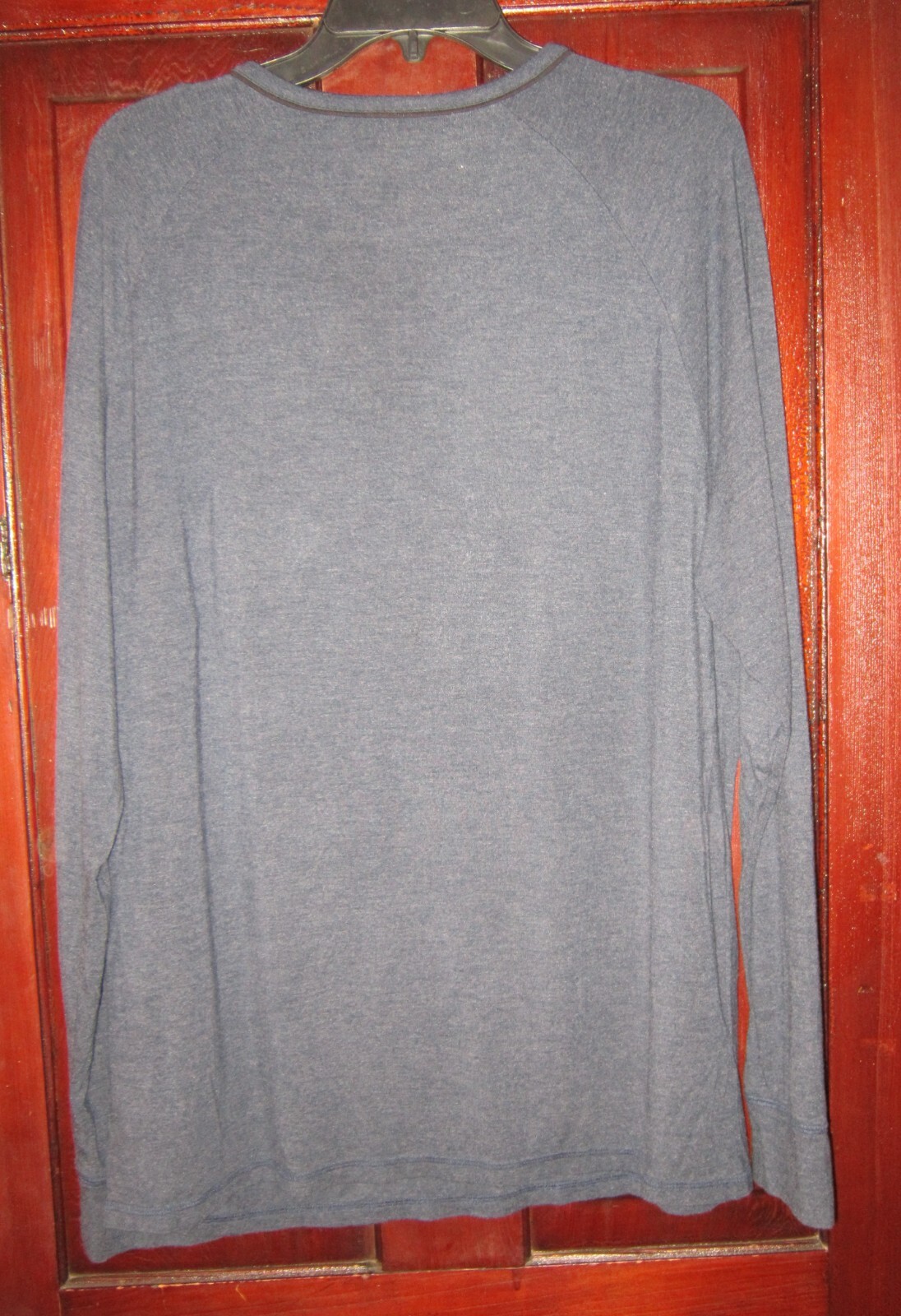 Tommy John Size L Men's Shirt Top Stretch Pullover Soft Blue Long Sleeve gallery