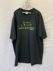 Vtg 2003 Xbox Live Back 2 Basics Tour CREW T-Shirt Mens 2XL Korn Limp Bizkit #74
