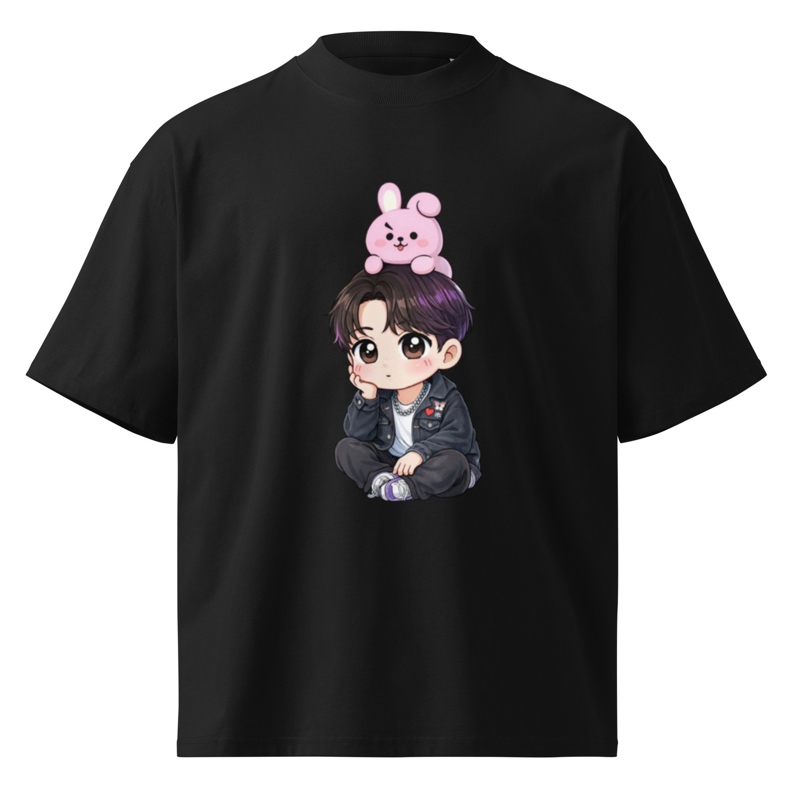 COOKY- Jungkook/ BTS 2026 / Unisex organic oversized high neck t-shirt gallery