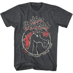 Bill & Ted Wyld Stallyns Most Excellent World Tour Mens T Shirt Horse Rock Merch
