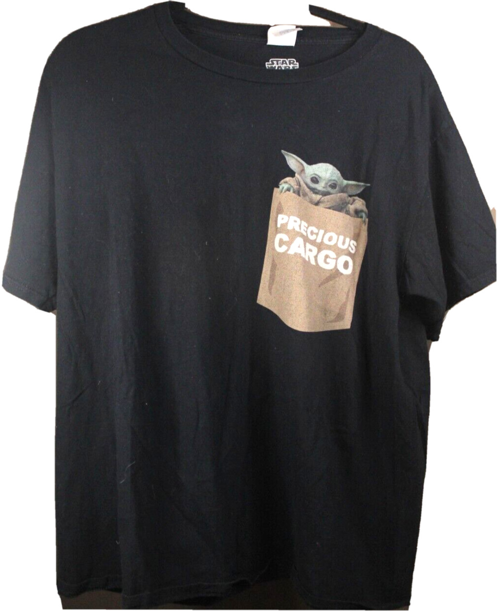 Star Wars Baby Yoda T Shirt Mens Large L Black Precious Cargo Graphic Shirt
