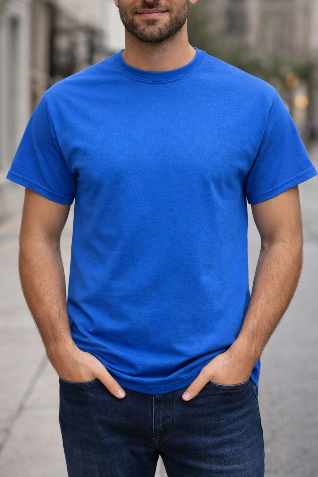 Pack of 3 Gildan G500 Mens Short Sleeve Heavy Cotton Size: Medium Blank T-Shirts gallery