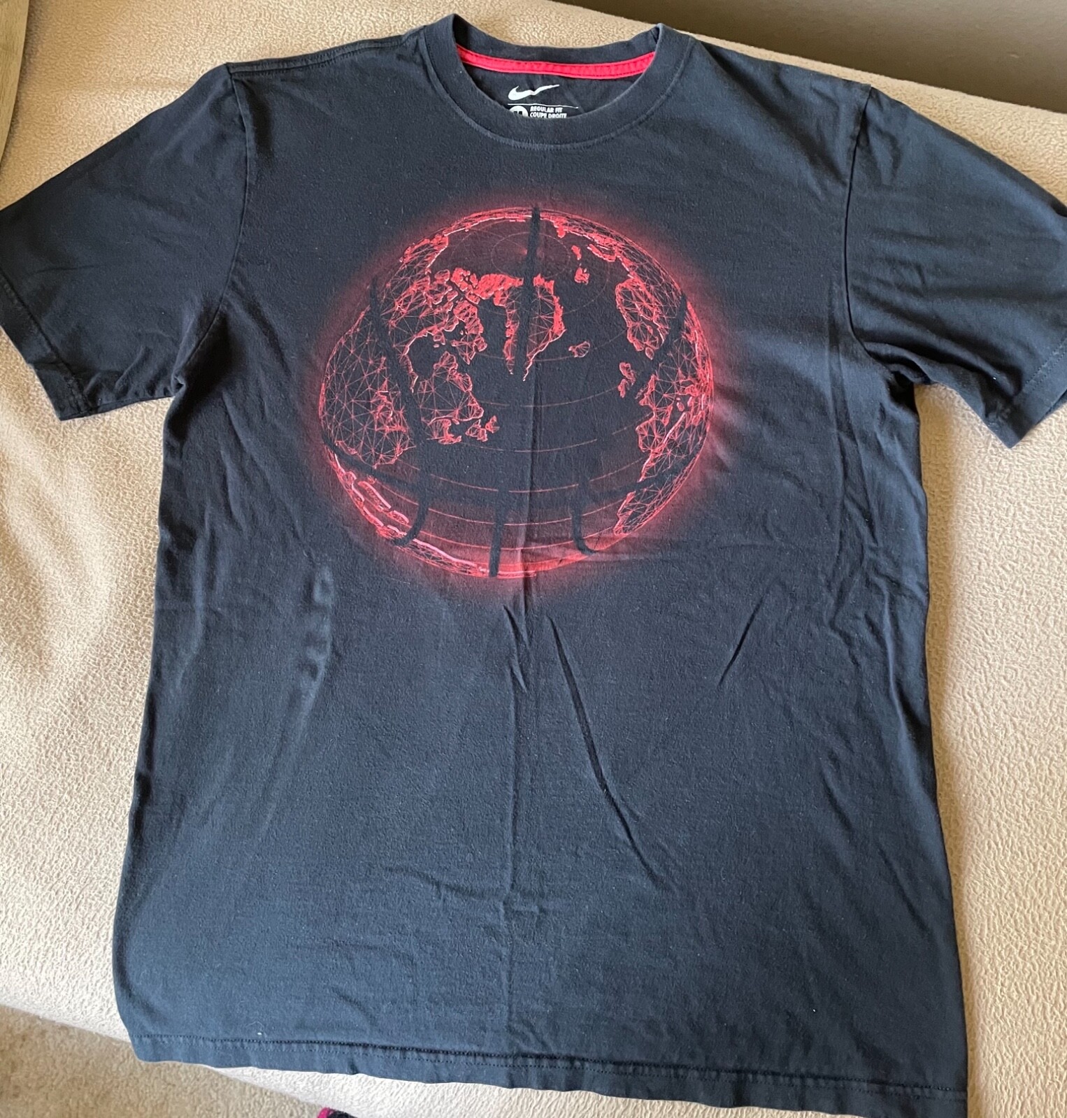 Nike Men's Short Sleeve Graphics T-Shirt Black Size M gallery
