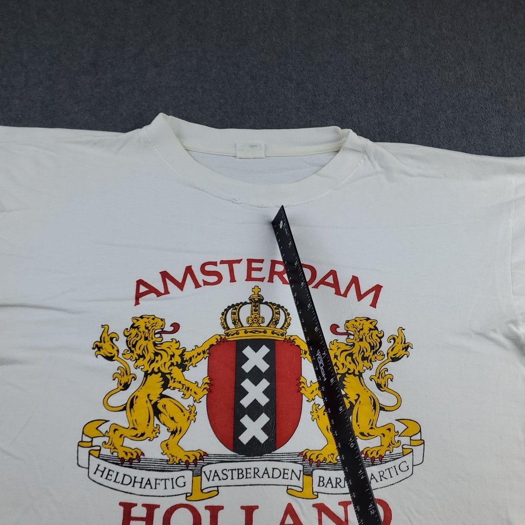 Vintage Amsterdam Holland T Shirt Mens White Size See Measurement gallery