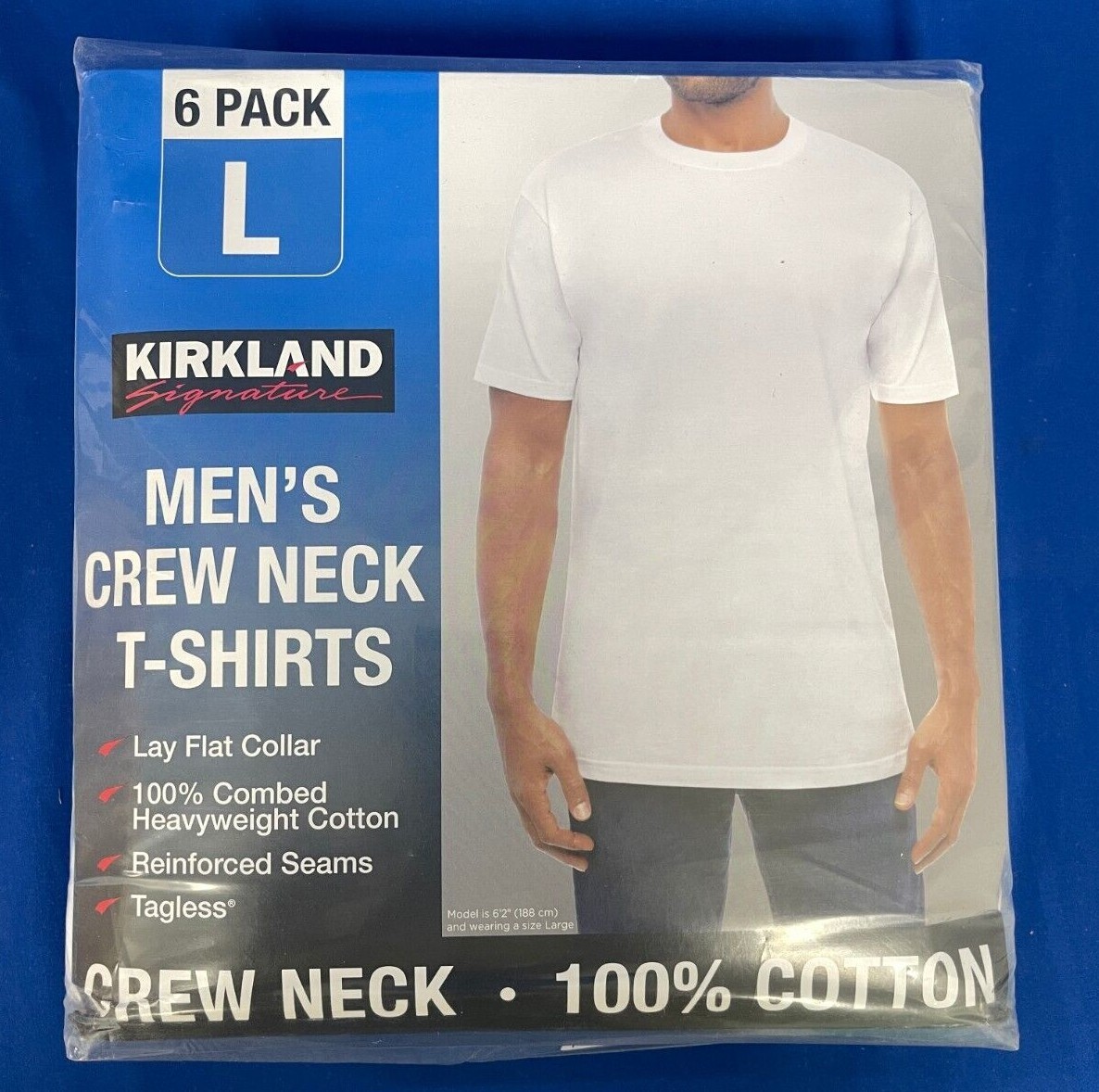 Kirkland Signature Men’s Crew Neck 6-Pack T-Shirts - Choose Color & Size - NEW gallery