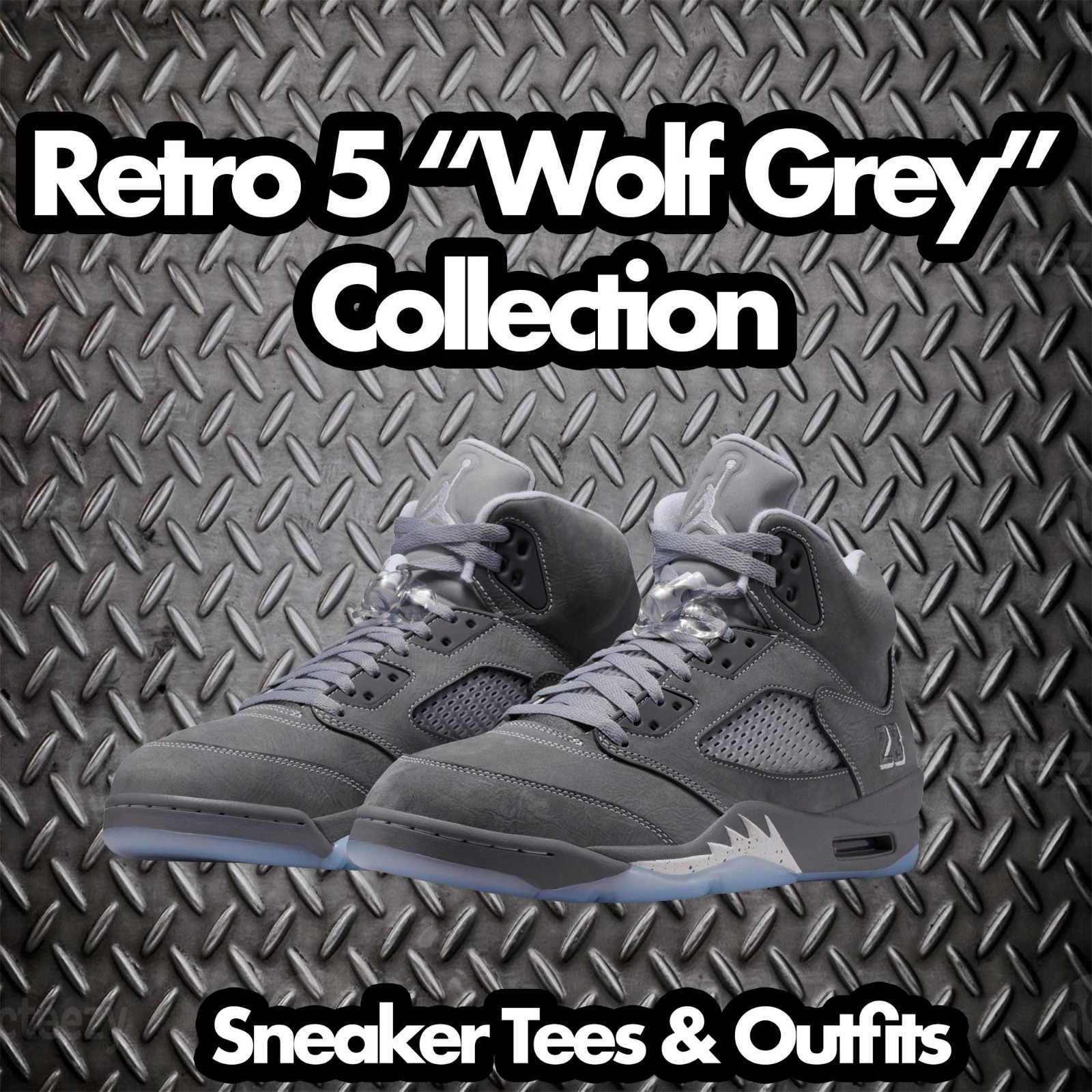 Shirts To Match Jordan 5 Wolf Grey Sneaker Tees For AJ5 - Fearless Shirt gallery