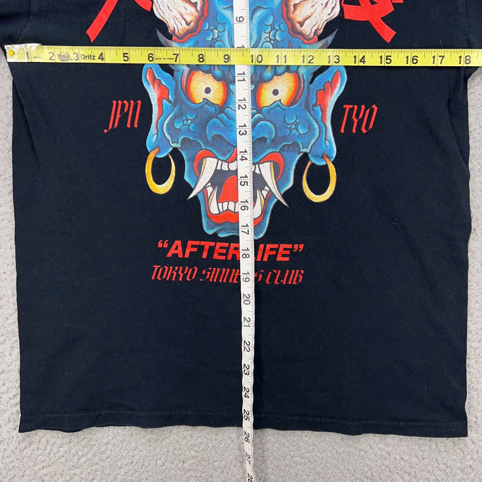 AFTERLIFE Tokyo Sinners Club T-Shirt Mens M Black RSQ Collective See Measurement gallery