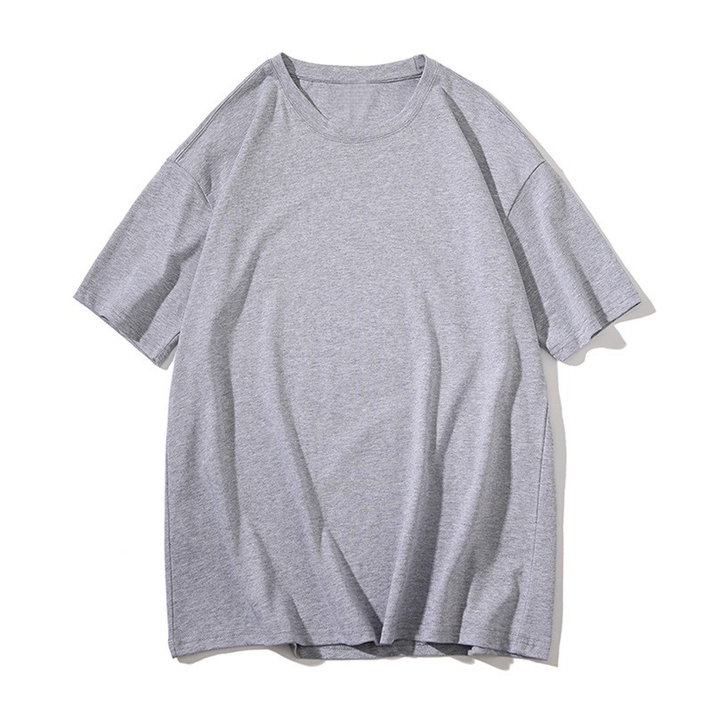 New Universal Men's Polyester Fiber Plain Crew Neck Short Sleeves T-Shirt M-3XL gallery