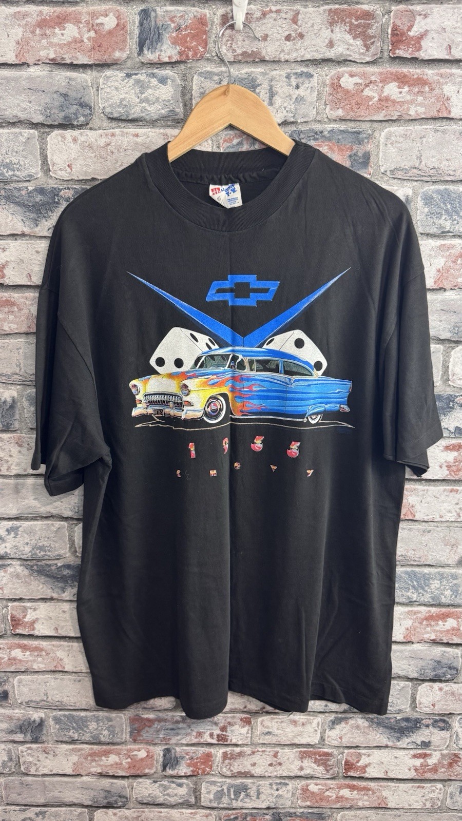 VTG 90’s 1955 Chevy Pickup Truck T-Shirt Mens XL Single Stitch Hanes Beefy-T gallery